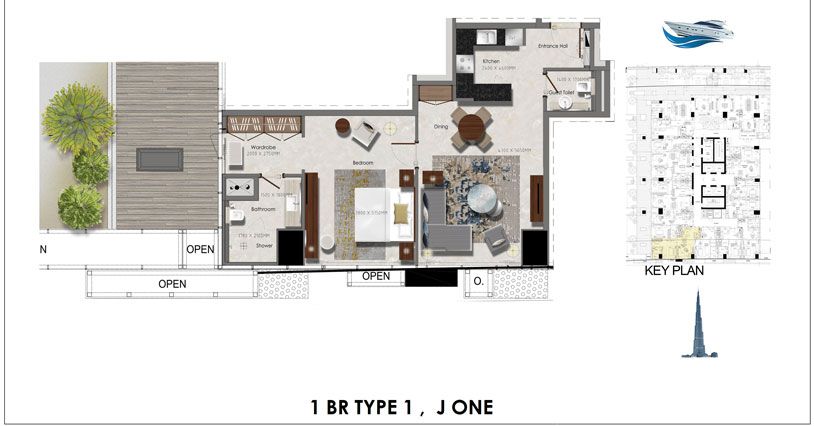 J-One - 1 Bedroom - Apartments 