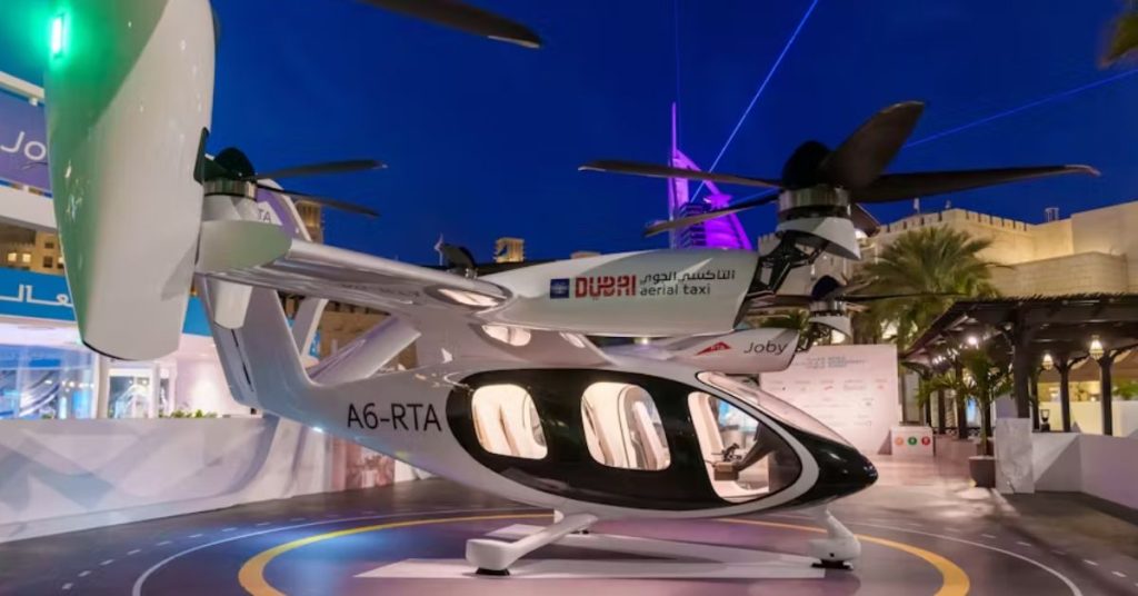 flying taxi in dubai